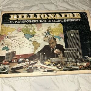 Parker Brothers Billionaire Board Game 1973 *Complete*